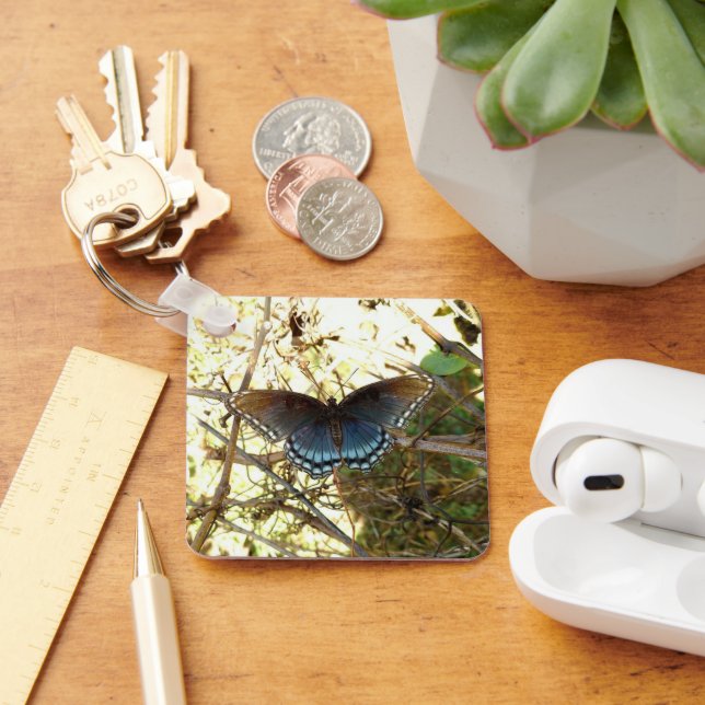 Butterfly Keychain Nyckelring (Skrivbord)