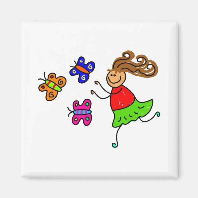 Butterfly Kid Magnet (Framsidan)