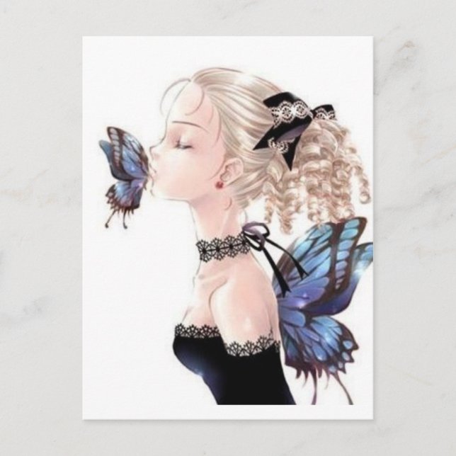 Butterfly Kiss, Daisey Van Diesel Vykort (Framsida)