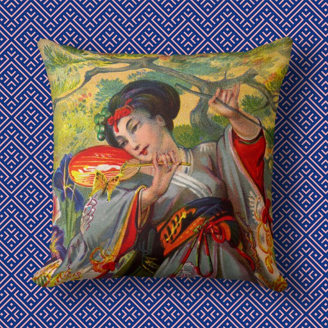 Butterfly Kiss Dekorativ kudde (Skapare uppladdad)