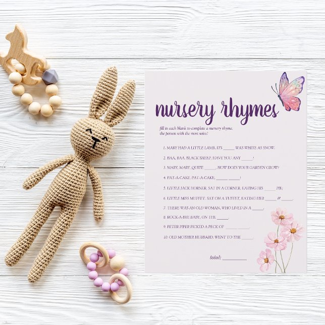 Butterfly Kisses Baby Nursery Rhymes Game | Rosa (Skapare uppladdad)