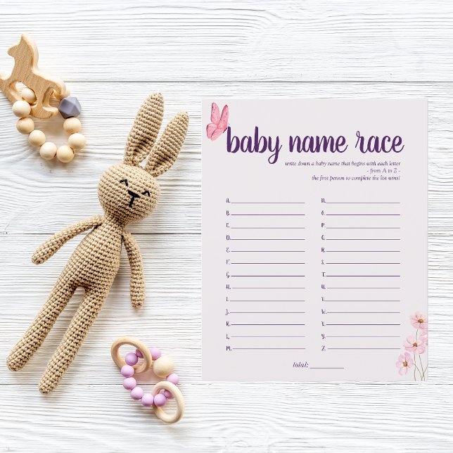 Butterfly Kisses Baby Shower Namn Tävling Game | R (Skapare uppladdad)