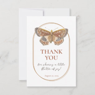 Butterfly Kisses Baby Shower Tack Kort