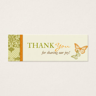 Butterfly Kisses Charming TY Smala Card Litet Visitkort