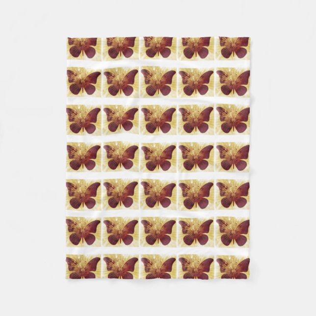 Butterfly Kisses Fleecefilt (Framsidan)