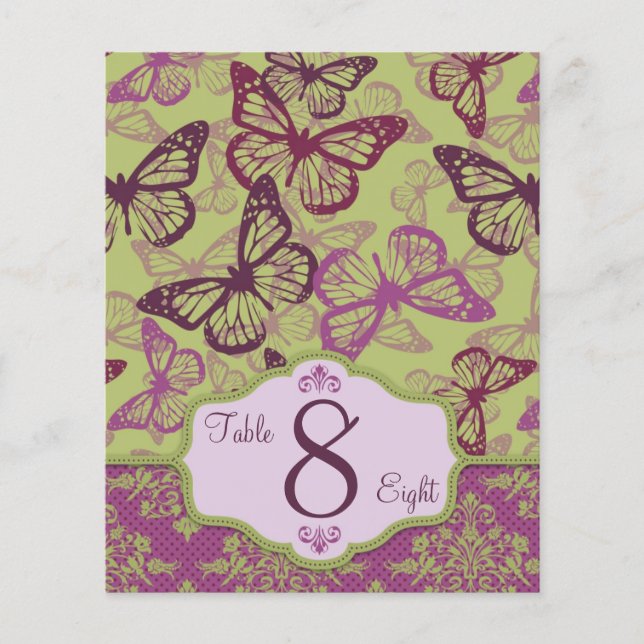 Butterfly Kisses Flirt Bord Card B2 (Framsida)