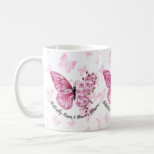 Butterfly Kisses & Himmelsk Blesses Kaffemugg (Vänster)