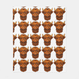 Butterfly Kisses & Moo Hugs - Ull Medium Blanke Fleecefilt