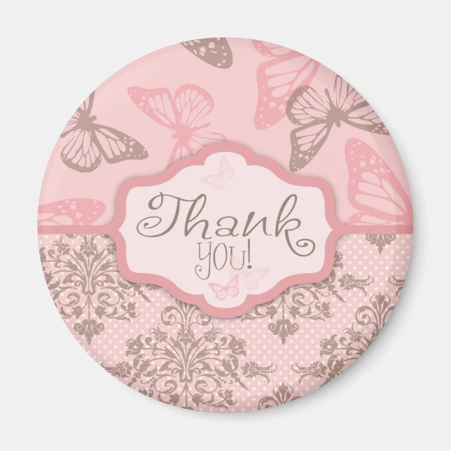 Butterfly Kisses Petal TY Magnet (Framsidan)