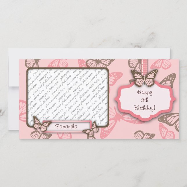Butterfly Kisses PhotoCard II (Framsida)