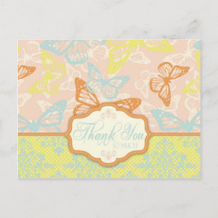 Butterfly Kisses Sweet TY-vykort Vykort