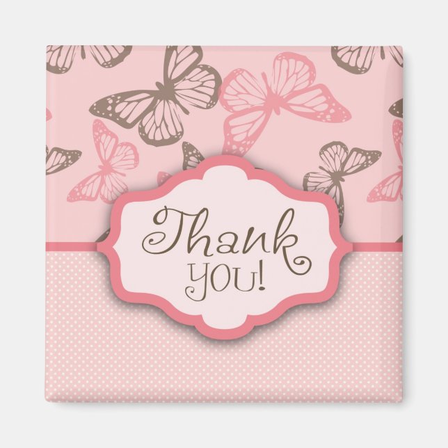 Butterfly Kisses Tack Magnet (Framsidan)