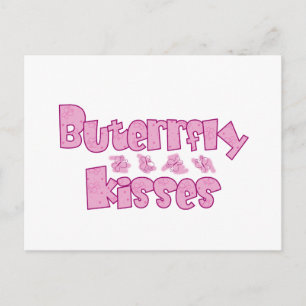 Butterfly Kisses Vykort