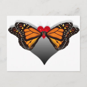 Butterfly Kisses Vykort