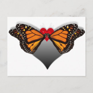 Butterfly Kisses Vykort