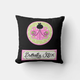 Butterfly Kisses Welcome American MoJo Pillow Kudde