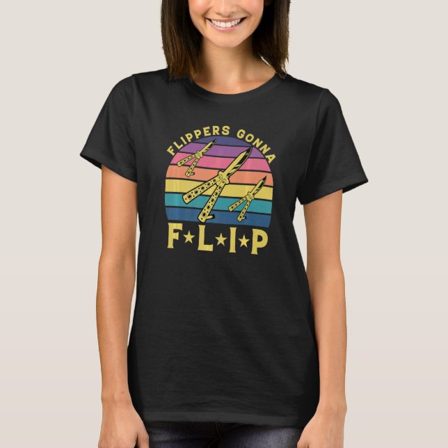 Butterfly Knivar Balilåt Quote 2 T Shirt (Framsida)