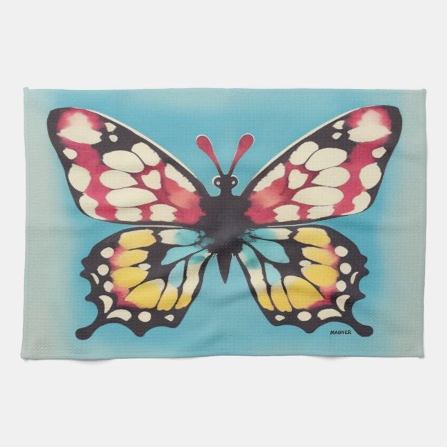 Butterfly Kökshandduk (Horisontell)