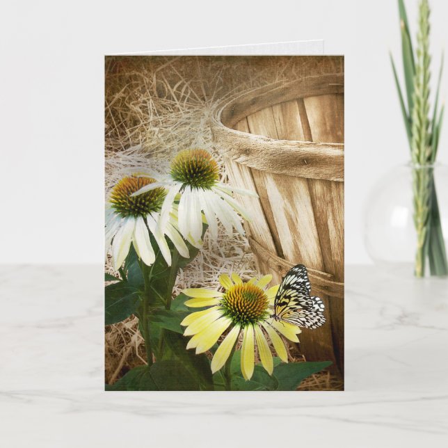 Butterfly-kolv Kort (Framsida)
