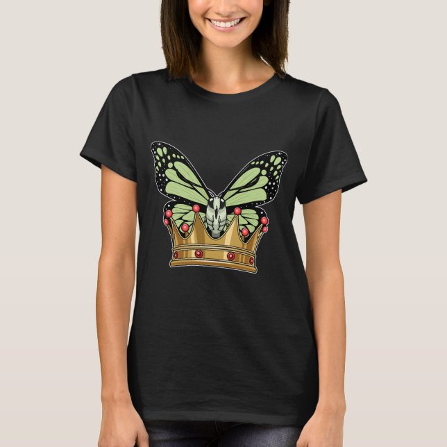 Butterfly Krona T Shirt (Framsida)