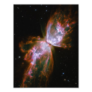 Butterfly/Kryp Nebula (Hubble Telescope) Fototryck