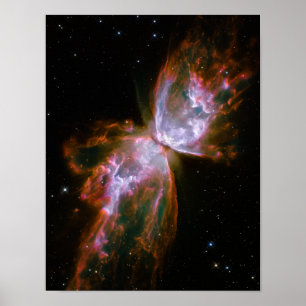 Butterfly/Kryp Nebula (Hubble Telescope) Poster