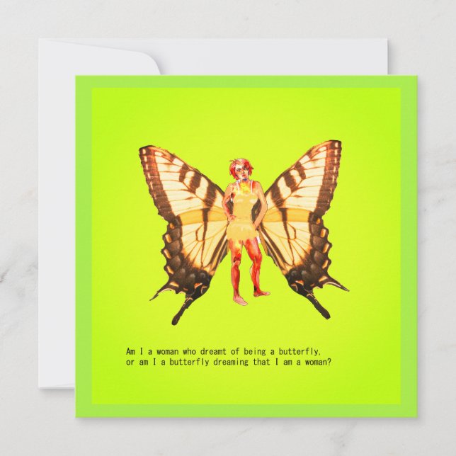 Butterfly-kvinna (Framsida)