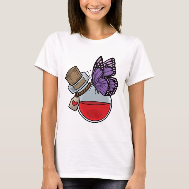 Butterfly-läge T Shirt (Framsida)