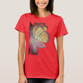 Butterfly landing on flower beautiful t shirt