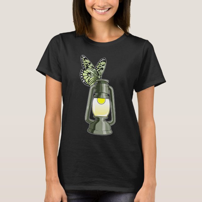 Butterfly Lantern T Shirt (Framsida)