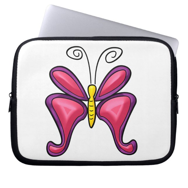Butterfly Laptop Fodral (Framsidan)