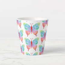 Butterfly Latte Mugg