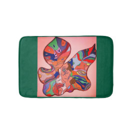 Butterfly Leaf Portrait Bath Mat Badrumsmatta