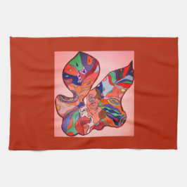 Butterfly Leaf Portrait Kitchen Towel Kökshandduk