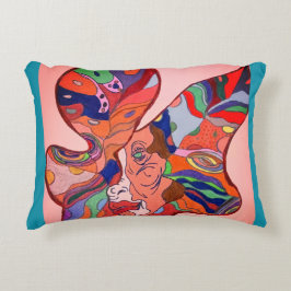 Butterfly Leaf Portrait  Prydnadskudde