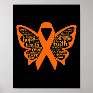 Butterfly Leukemia Awareness Poster