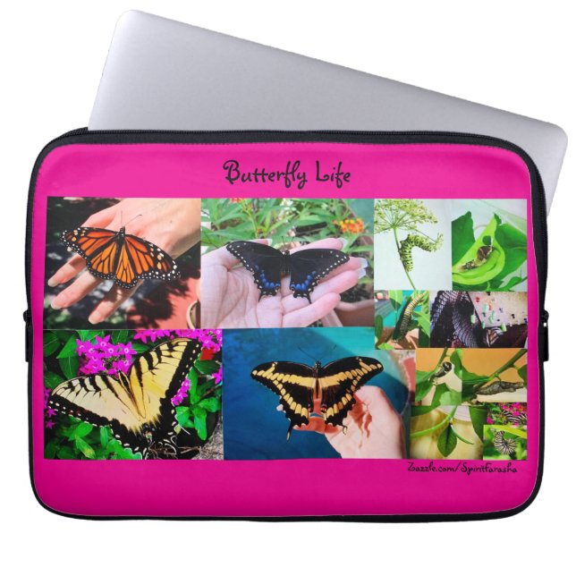Butterfly Life Laptop Fodral (Framsidan)