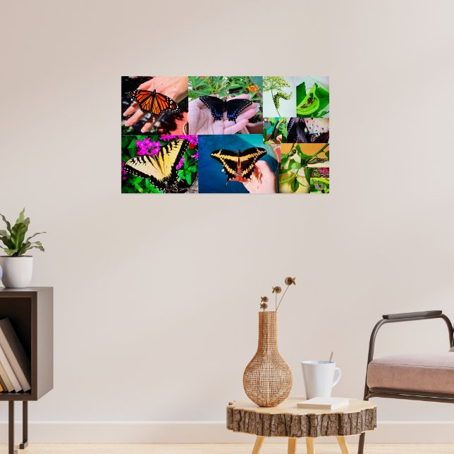 Butterfly Life Poster (Vardagsrum 3)