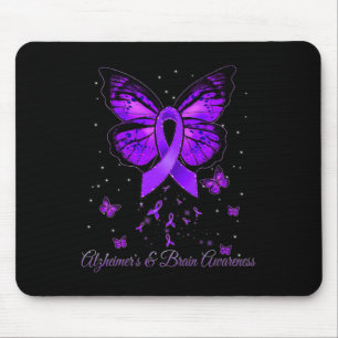 Butterfly Lila Ribbon Warrior Heimerheimer Brain Musmatta