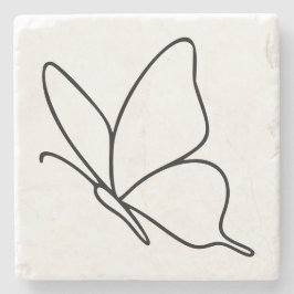 Butterfly Line Art – Insect Illustration Stenunderlägg