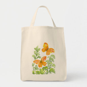 Butterfly Livsmedel Tote Bag Tygkasse