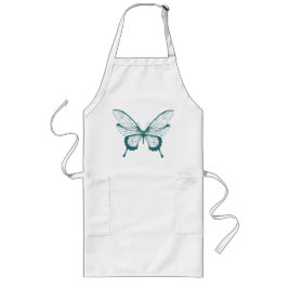 Butterfly Long Apron Långt Förkläde