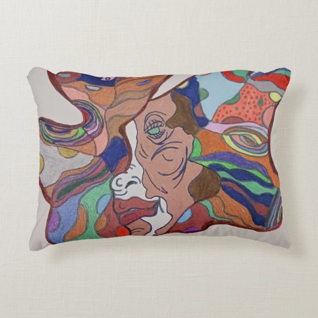 Butterfly Löv accentpåfyllnad Prydnadskudde (Framsidan)