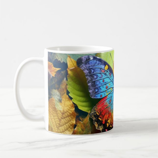 Butterfly Löv Tranquil fredliga Kaffemugg (Vänster)