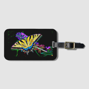 Butterfly Luggage Tag Bagagebricka