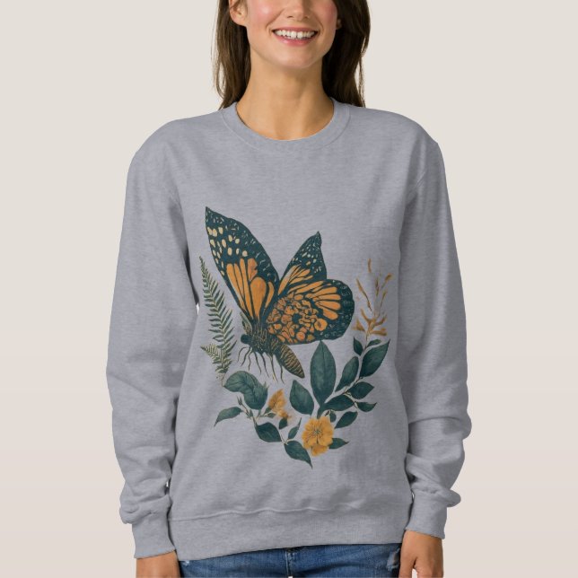 Butterfly Magic: Bära Ditt Vingar av omvandling T Shirt (Framsida)