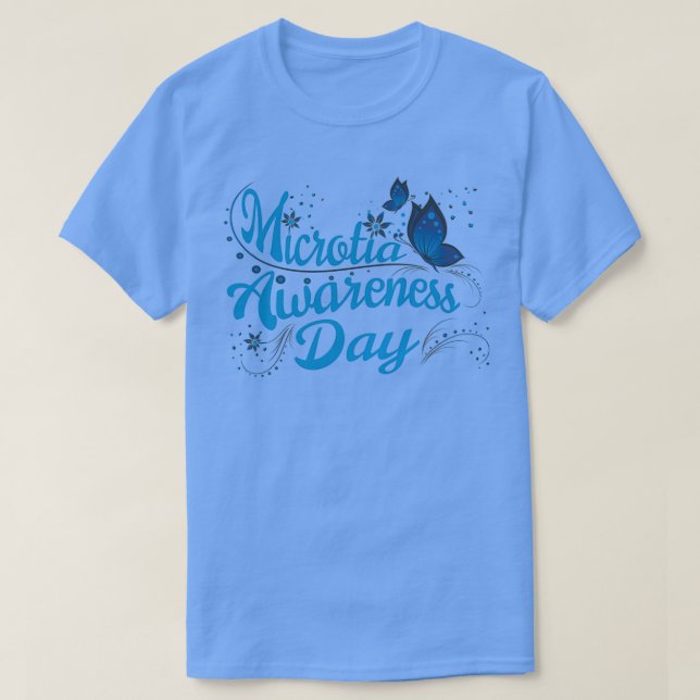 Butterfly Magic Day Awareness Day Microtia Awarene T Shirt (Design framsida)