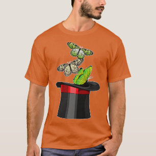 Butterfly Magician Cylinder T Shirt