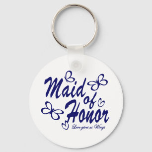 Butterfly/Maid of honor Nyckelring