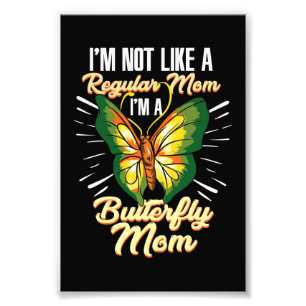 Butterfly Mamma Gift, Mamma Birthday Gift, Mors da Fototryck